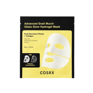 COSRX ADVANCED SNAIL MUCIN GLASS GLOW HYDROGEL MASK Kimochi