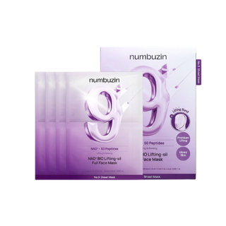 numbuzin_NO. 9 NAD+ BIO LIFTING-SIL FULL FACE MASK SET